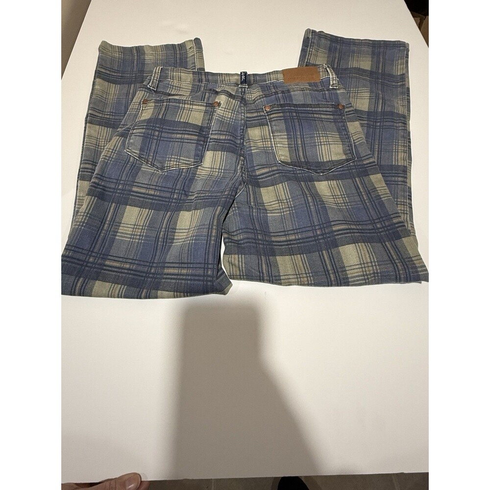 Judy Blue Women's High Waist  Vintage Look Plaid Straight 7 / 28 - Picture 7 of 12